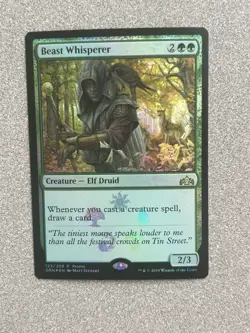 Beast Whisperer Guilds of Ravnica Foil Card 123/259 Magic The Gathering Promo NM - Image 1