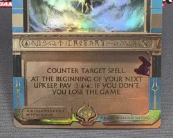 MTG FOIL Pact of Negation- STAMPED -MPS: Amonkhet Invocations Magic Card # 16 - Image 4