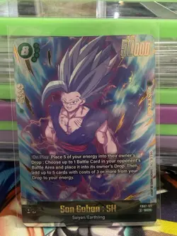 Bandai Dragon Ball Super Gohan: SH FB07-121 Secret Rare SCR Battle Card - Image 1