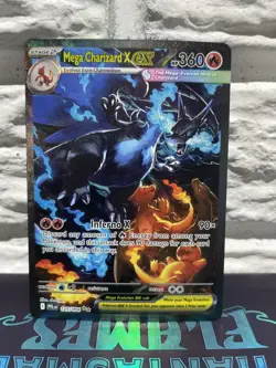 Mega Charizard X ex 125/094 SIR Phantasmal Flames Pokemon Card NM!!!!!!!!! - Image 2