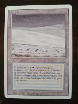 MTG Tundra Revised Edition - NM Condition - Image 1
