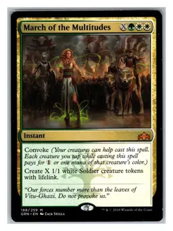 Guilds of Ravnica #188 March of the Multitudes - Image 1