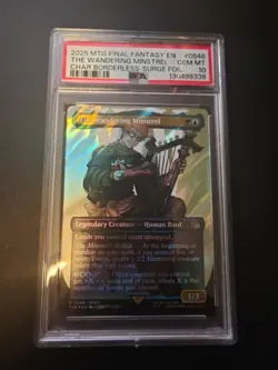 2025 MTG Final Fantasy THE WANDERING MINSTREL * Character Surge Foil * PSA 10 - Image 1