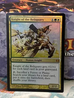 Knight of the Reliquary x1 Foil MTG Magic the Gathering Knights vs Dragons - Image 1