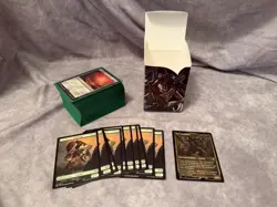 Mtg Tyranids Commander Deck Warhammer 40K Universes Beyond Sleeved Unplayed - Image 1
