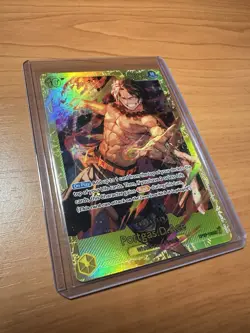 One Piece TCG English OP07-119 Portgas D Ace SEC Foil Near Mint Fresh - Image 2