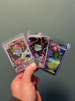 Pokemon Card Mega Venusaur ex Bulbasaur Ivysaur SR AR set 076/063 M1L Mega Brave - Image 1