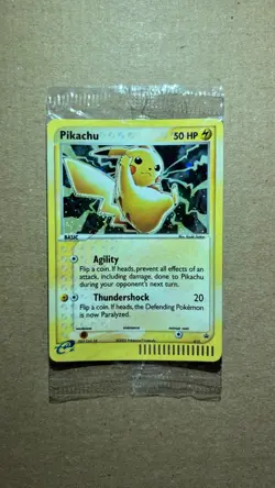 SEALED 2003 Pikachu 012 and Meowth 013 Black Star Promo Holo Pokemon - Image 1