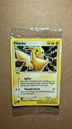 SEALED 2003 Pikachu 012 and Meowth 013 Black Star Promo Holo Pokemon - Image 3