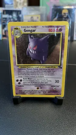 Pokemon TCG Gengar Rare Regular 18/100 Stormfront 110 HP English - Image 1