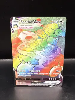 Pokemon TCG Sword & Shield Snorlax VMAX 206/202 Holo Secret Rare - Image 4