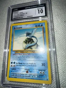 Articuno #48 WOTC Black Star Promo 2002 Pokemon League - Vintage CGC 10 GEM MINT - Image 5