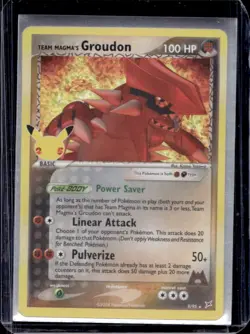 2021 Pokemon SWSH Celebrations Team Magma's Groudon Classic Collection #9/95 - Image 1