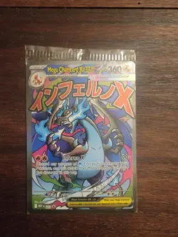 Pokemon TCG Mega Charizard X Ex Promo 023 Sealed Holo with Oricorio EX - Image 3