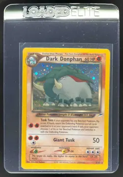 2002 Pokemon Neo Destiny Dark Donphan Holo #3/105 - Image 1