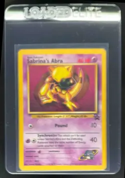 1999 Pokemon Wizards Black Star Promos Sabrina's Abra #19 - Image 1