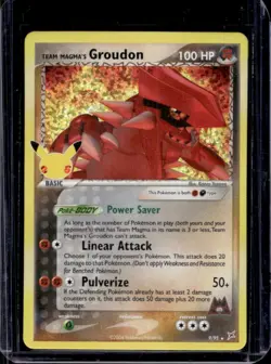 2021 Pokemon SWSH Celebrations Team Magma's Groudon Classic Collection #9/95 - Image 1