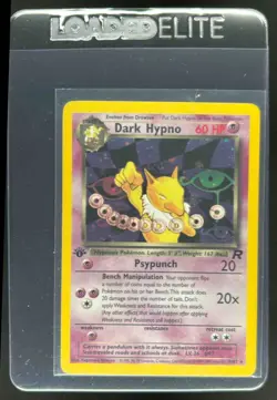 2000 Pokemon Team Rocket First Edition Dark Hypno Holo #9/82 - Image 1