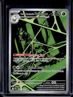 2025 Pokemon Destined Rivals Team Rocket's Spidops #187/182 - Image 1