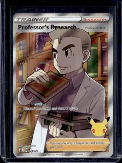 2021 Pokemon SWSH Celebrations Professor's Research: Professor Oak #024/025 - Image 1