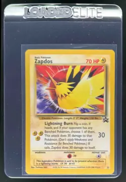 1999 Pokemon Wizards Black Star Promos Zapdos #23 - Image 1