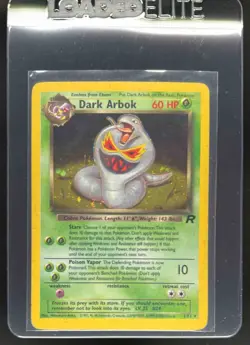 2000 Pokemon Team Rocket Dark Arbok Holo #2/82 - Image 1