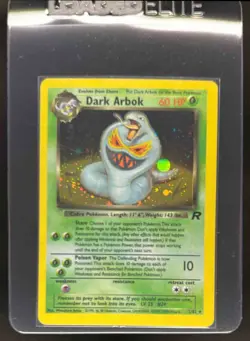 2000 Pokemon Team Rocket Dark Arbok Holo #2/82 - Image 1