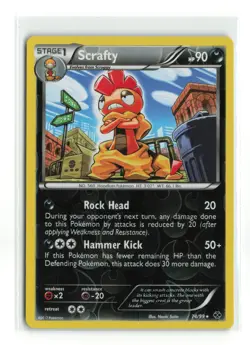 SCRAFTY 74/99 REVERSE HOLO NEXT DESTINIES POKEMON TCG LP - Image 1