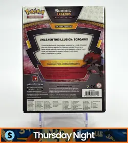 POKEMON TCG SHINING LEGENDS ZOROARK PIN COLLECTION FACTORY SEALED - Image 2