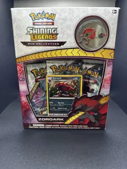 Zoroark - Pokemon Shining Legends Pin Collection Box Factory Sealed TCG - Image 1