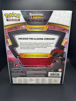 Zoroark - Pokemon Shining Legends Pin Collection Box Factory Sealed TCG - Image 3