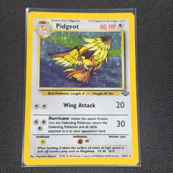 Pidgeot - 8/64 - Holo Rare - Jungle - Unlimited - Pokemon Card - MP - Image 1
