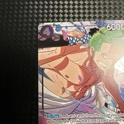 Zoro-Juurou Treasure Rare TR One Piece ST18-004 Emperors in the New World - Image 3