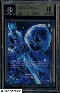 2025 One Piece Legacy of The Master OP06050 Tashigi Alt Art SP BGS 10 PRISTINE - Image 1