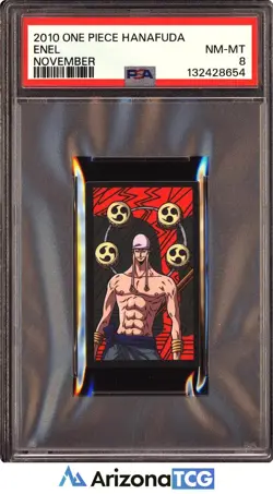 One Piece 2010 Enel November One Piece Hanafuda PSA 8 - Image 1