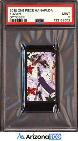 One Piece 2010 Kuzan October One Piece Hanafuda PSA 9 - Image 1