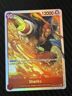 One Piece TCG Wings of Captain - Shanks SR OP06-007 English - Image 1