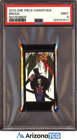 One Piece 2010 Brook November One Piece Hanafuda PSA 9 - Image 1