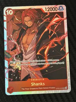 Shanks OP09-004 SR | Premium Booster -The Best- Vol. 2 | One Piece TCG | English - Image 1