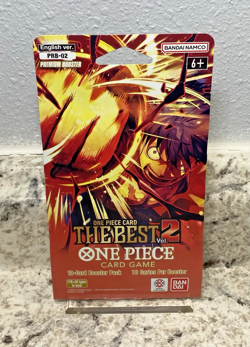 One Piece TCG PRB-02 Sleeved Booster Pack English Premium Best Vol 2 Blister - Image 1