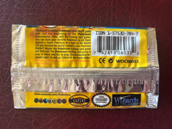 1999 Pokemon Trading Card Game TCG Base Set EMPTY Booster Pack Wrapper Charizard - Image 4