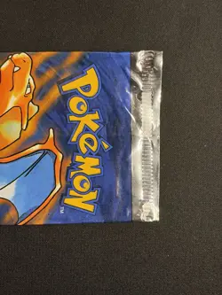 *EMPTY* SHADOWLESS BASE SET Pokemon Booster Pack Foil Wrapper CHARIZARD Art - Image 3