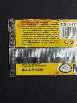 *EMPTY* SHADOWLESS BASE SET Pokemon Booster Pack Foil Wrapper CHARIZARD Art - Image 4