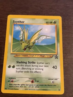 Pokemon TCG Scyther Wizards Black Star Promos 45 Regular Promo Promo - Image 1