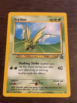 Pokemon TCG Scyther Wizards Black Star Promos 45 Regular Promo Promo - Image 3