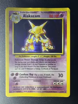 Alakazam (1/102) Pokemon Base Set - Holo Rare - TCG [HP] - Image 1