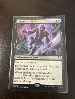 Magic: The Gathering Ghoulish Impetus CMM 0732 Rare Card Commander Masters - Image 3