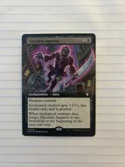 Ghoulish Impetus (Extended Art) Commander Masters Regular MTG NM - Image 1