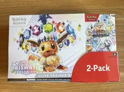 Pokemon TCG Prismatic Evolutions Costco Bundle ETB + Booster Bundle New & Sealed - Image 1