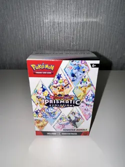 Pokemon TCG Prismatic Evolutions Booster Bundle (6 Packs) - NEW & SEALED ✅ - Image 1
